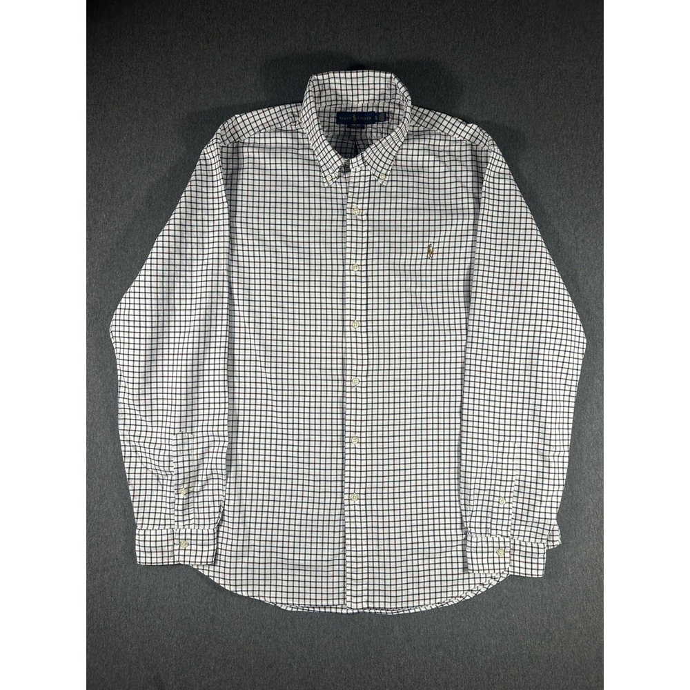 Polo Ralph Lauren Classic Fit Cotton Tattersall Oxford Shirt XL